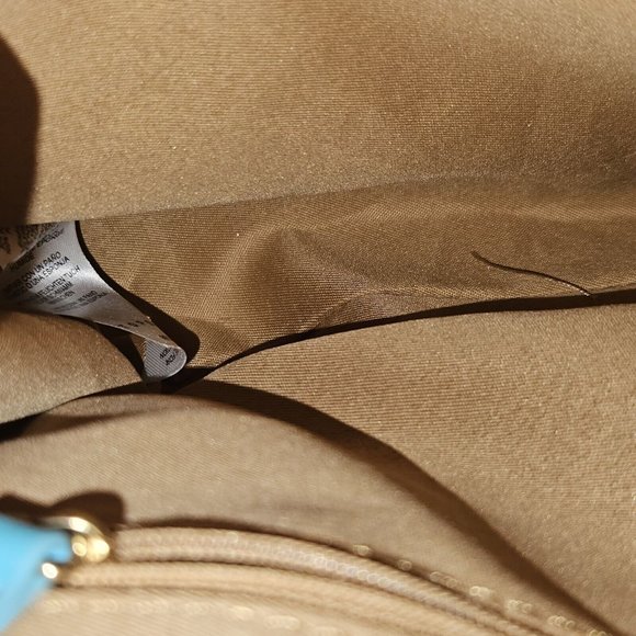 BNWoT never used Topshop Straw+Turquoise Patent Leather Shoulder Bag Purse RRP30 - Picture 16 of 16